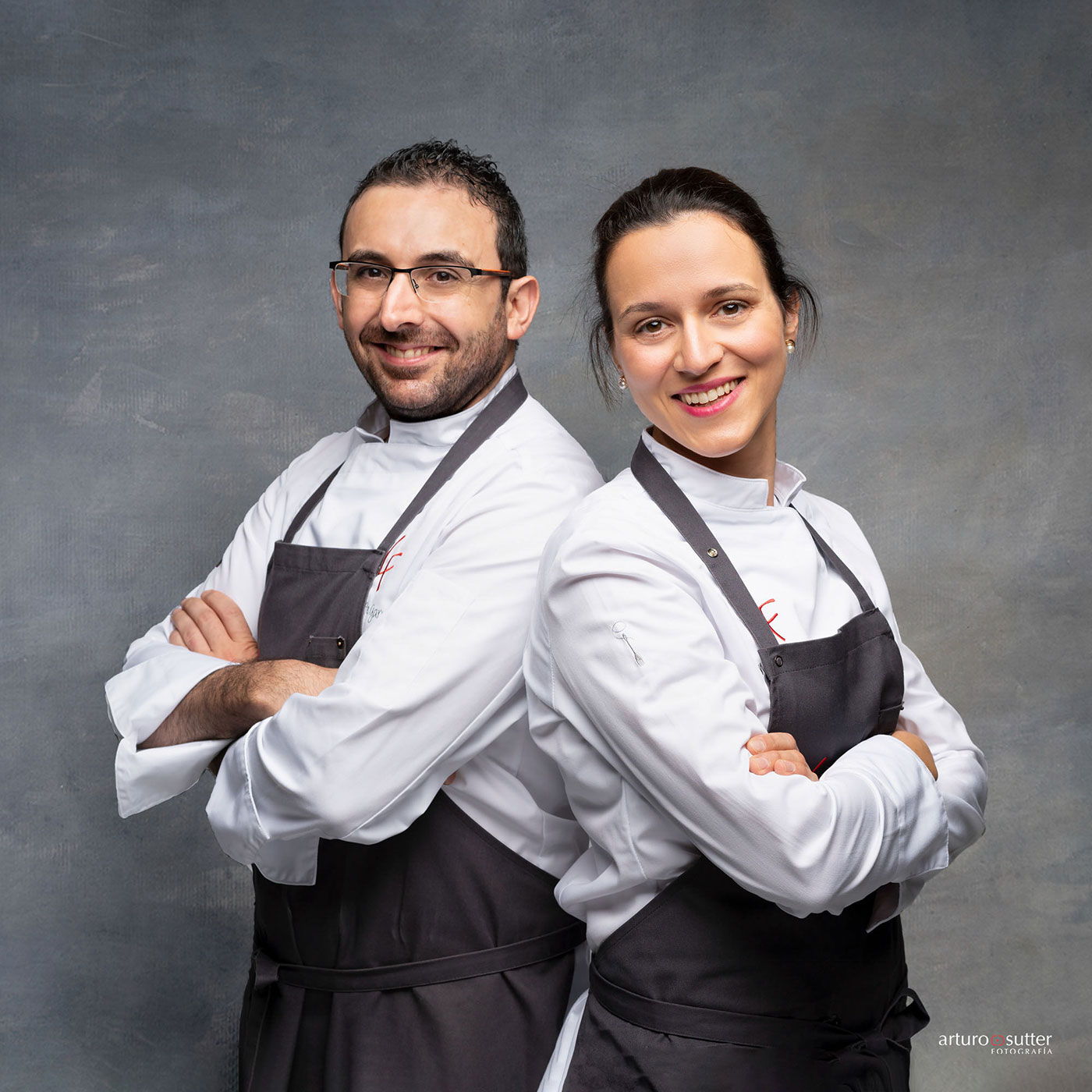 Retrato de José y María